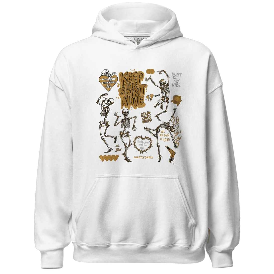 Wheat-13s-NastyJamz-Hoodie-Match-Keep-The-Spirit-Alive