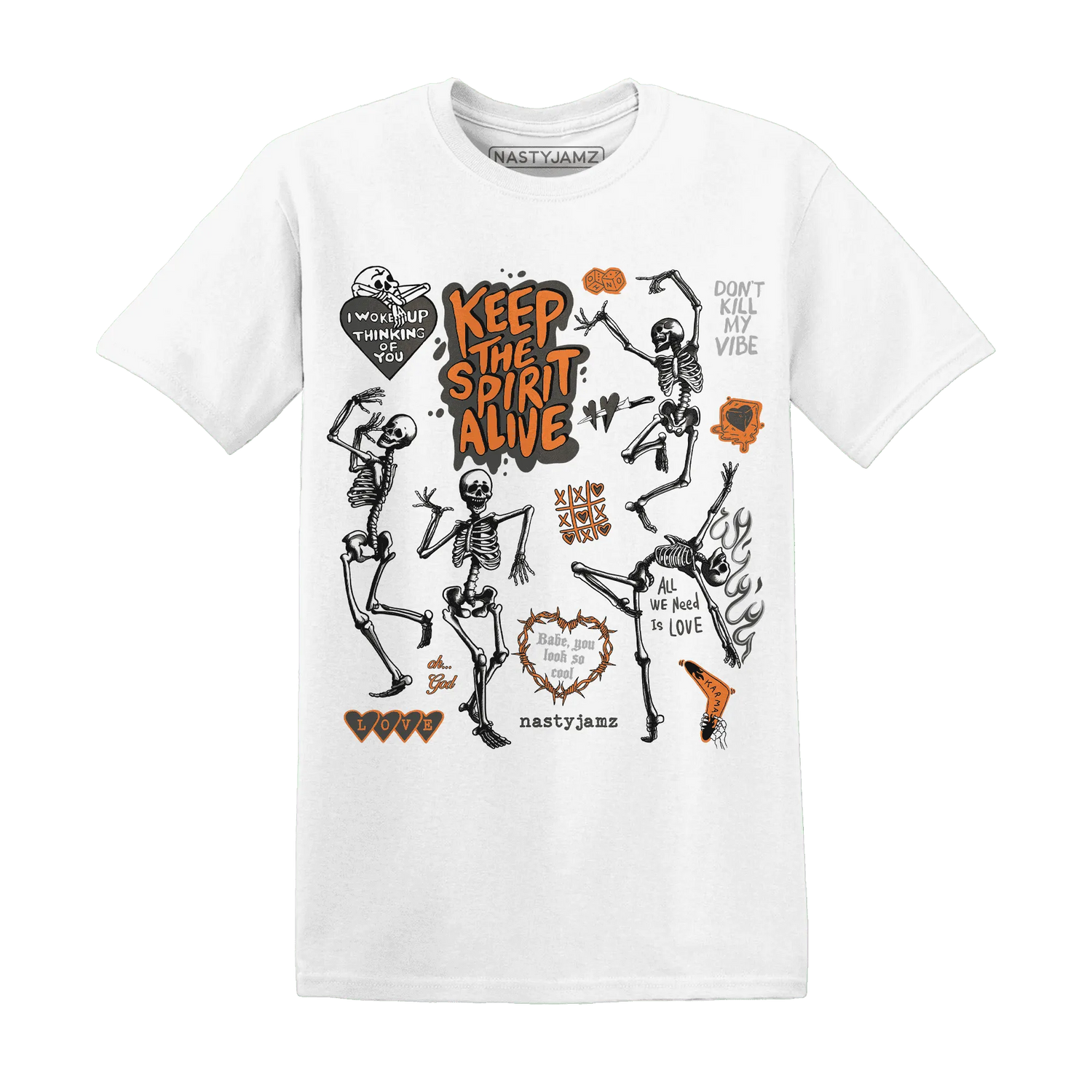 Fear-Pack-3s-NastyJamz-T-Shirt-Match-Keep-The-Spirit-Alive