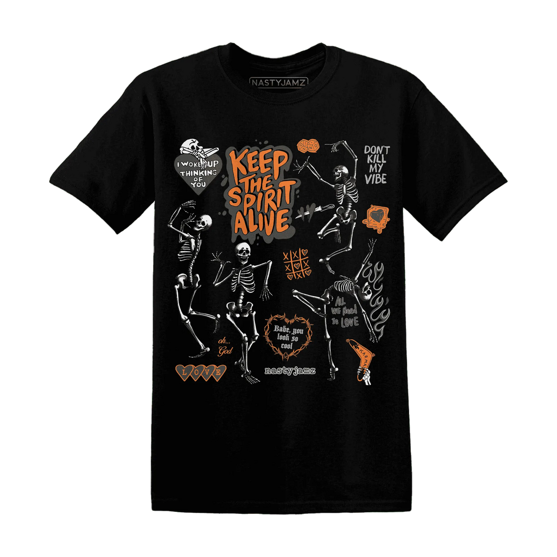 Fear-Pack-3s-NastyJamz-T-Shirt-Match-Keep-The-Spirit-Alive