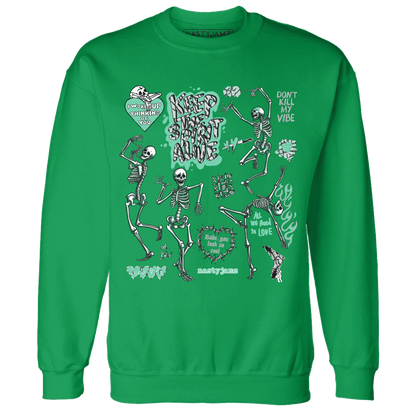 Green-Glow-3s-NastyJamz-Sweatshirt-Match-Keep-The-Spirit-Alive