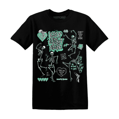 Green-Glow-3s-NastyJamz-T-Shirt-Match-Keep-The-Spirit-Alive