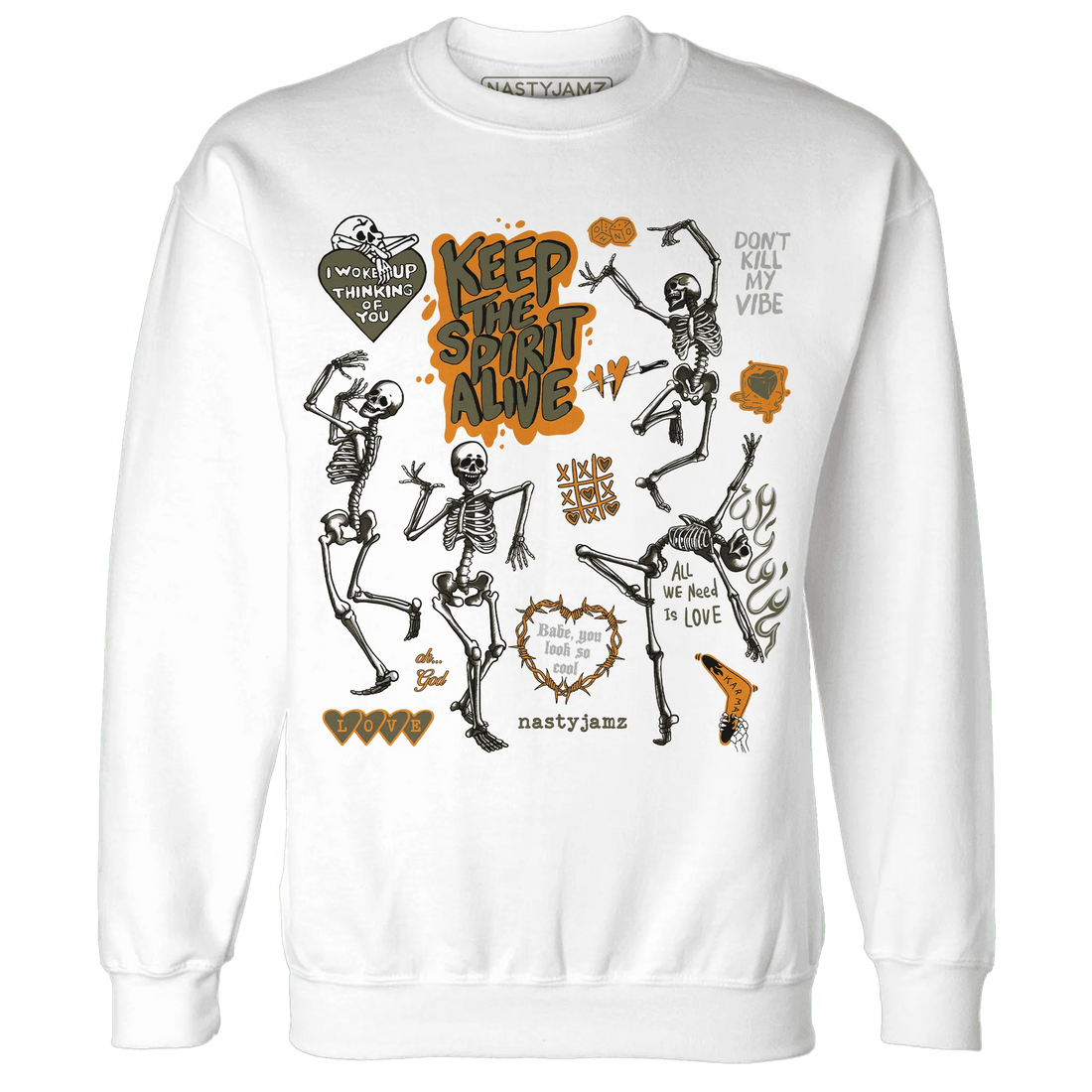 Olive-5s-NastyJamz-Sweatshirt-Match-Keep-The-Spirit-Alive