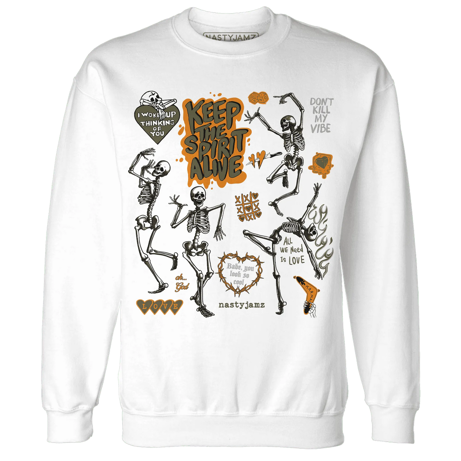 Olive-5s-NastyJamz-Sweatshirt-Match-Keep-The-Spirit-Alive
