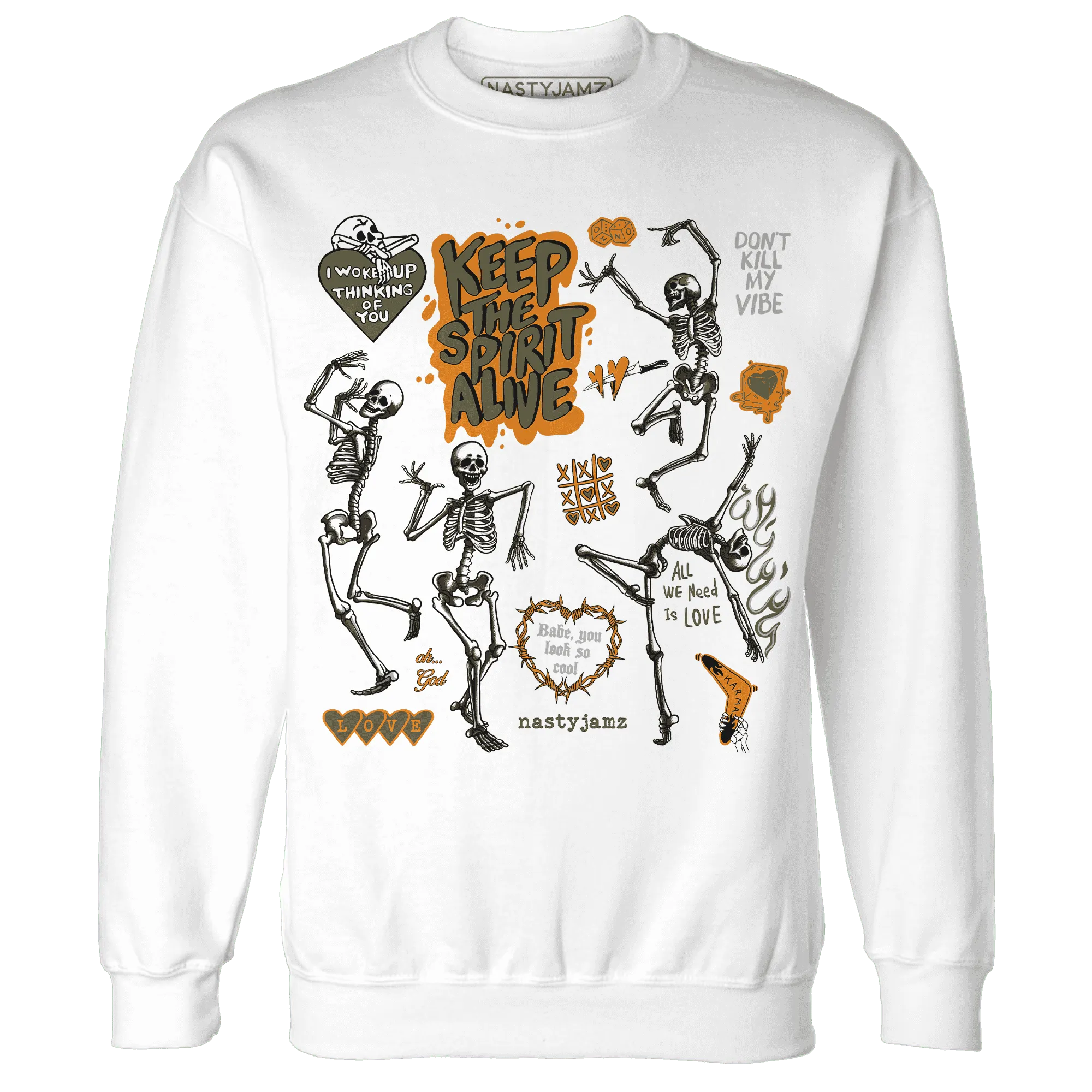 Olive-5s-NastyJamz-Sweatshirt-Match-Keep-The-Spirit-Alive