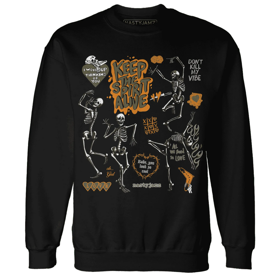 Olive-5s-NastyJamz-Sweatshirt-Match-Keep-The-Spirit-Alive