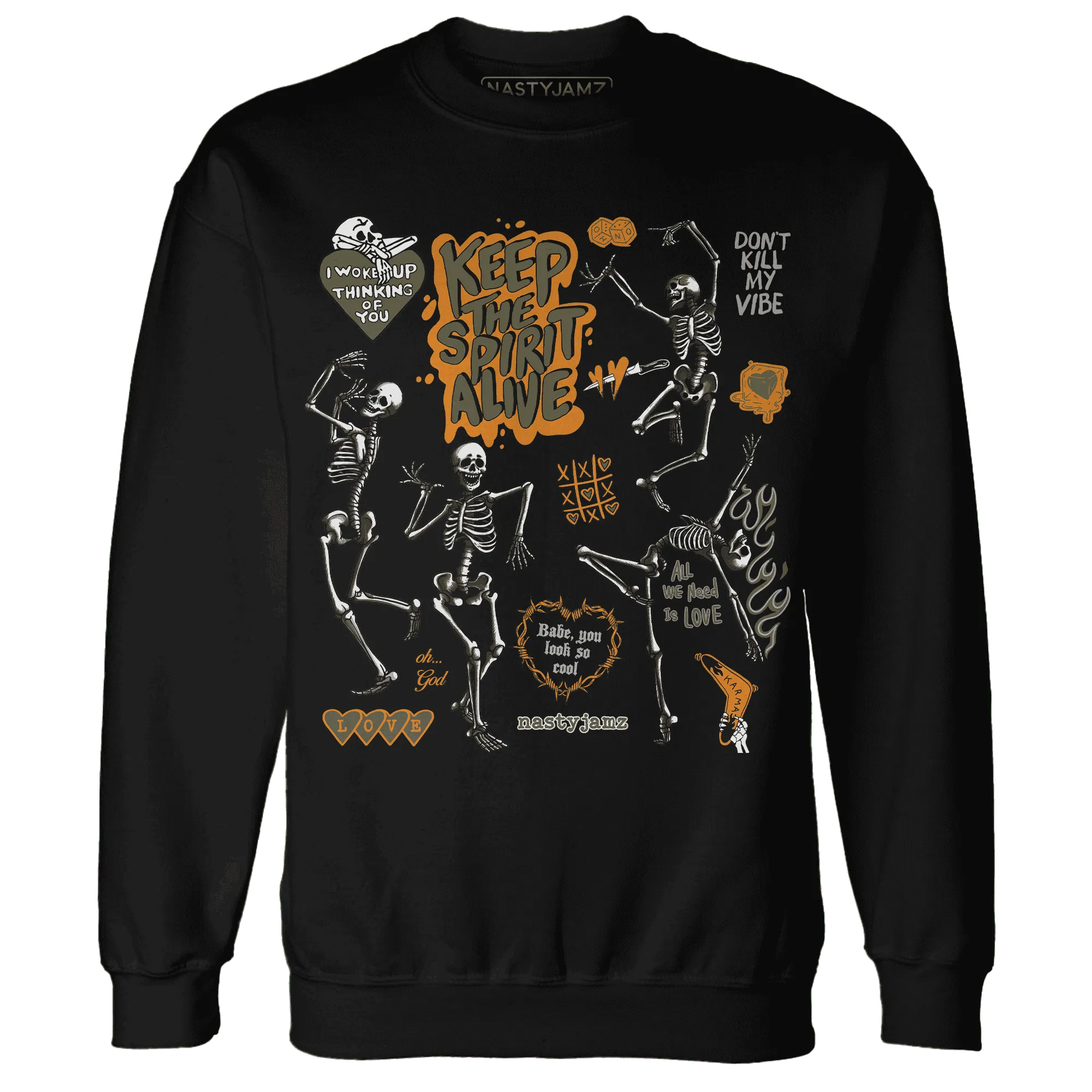 Olive-5s-NastyJamz-Sweatshirt-Match-Keep-The-Spirit-Alive