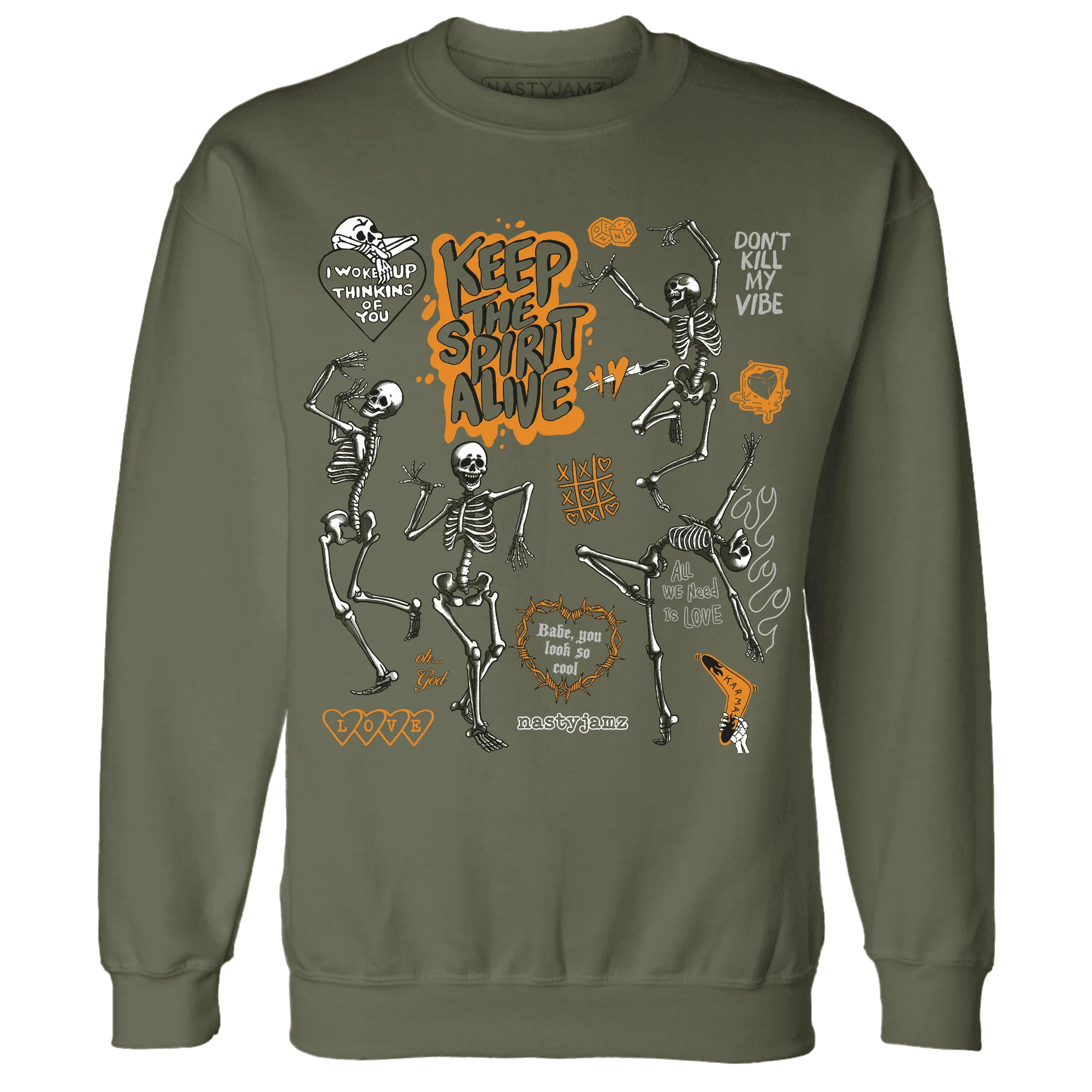 Olive-5s-NastyJamz-Sweatshirt-Match-Keep-The-Spirit-Alive