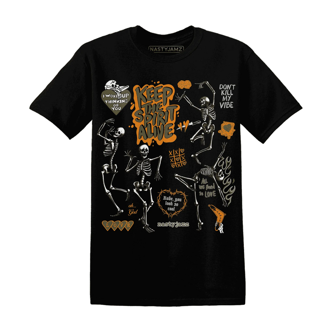 Olive-5s-NastyJamz-T-Shirt-Match-Keep-The-Spirit-Alive
