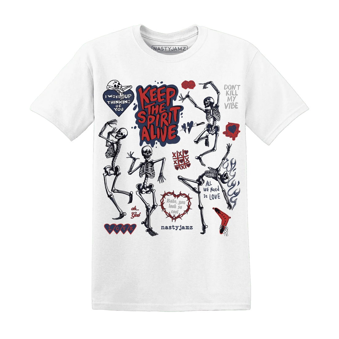 VaporMax-Air-Plus-Midnight-Navy-Gold-Black-NastyJamz-T-Shirt-Match-Keep-The-Spirit-Alive