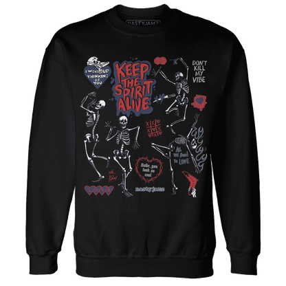 VaporMax-Air-Plus-Midnight-Navy-Gold-Black-NastyJamz-Sweatshirt-Match-Keep-The-Spirit-Alive
