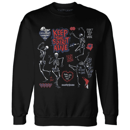 VaporMax-Air-Plus-Midnight-Navy-Gold-Black-Sweatshirt-Match-Keep-The-Spirit-Alive