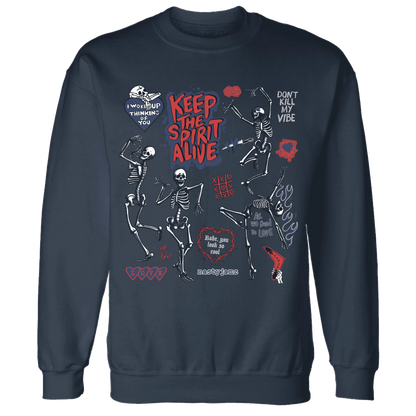 VaporMax-Air-Plus-Midnight-Navy-Gold-Black-Sweatshirt-Match-Keep-The-Spirit-Alive