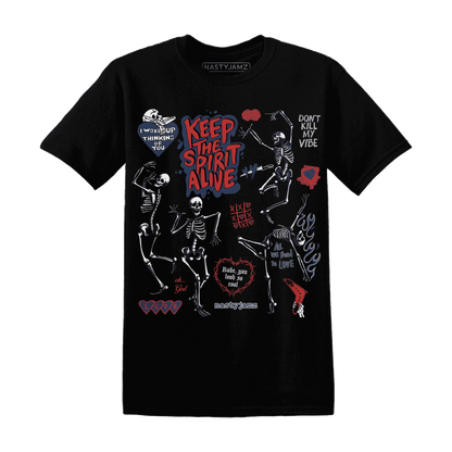 VaporMax-Air-Plus-Midnight-Navy-Gold-Black-NastyJamz-T-Shirt-Match-Keep-The-Spirit-Alive