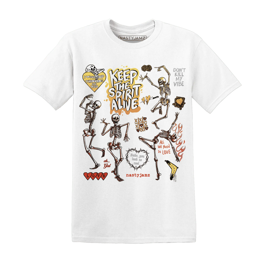 VaporMax-Crimson-Total-Orange-Plus-NastyJamz-T-Shirt-Match-Keep-The-Spirit-Alive