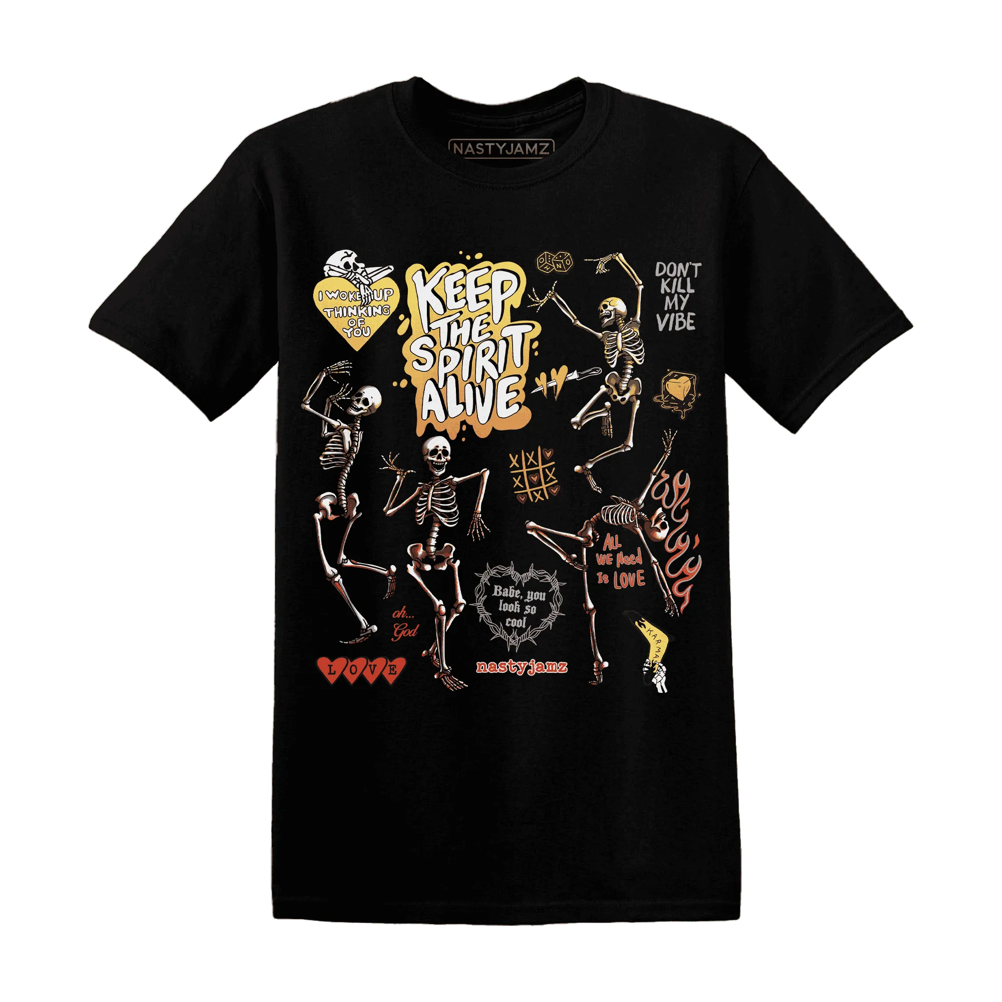 VaporMax-Crimson-Total-Orange-Plus-NastyJamz-T-Shirt-Match-Keep-The-Spirit-Alive