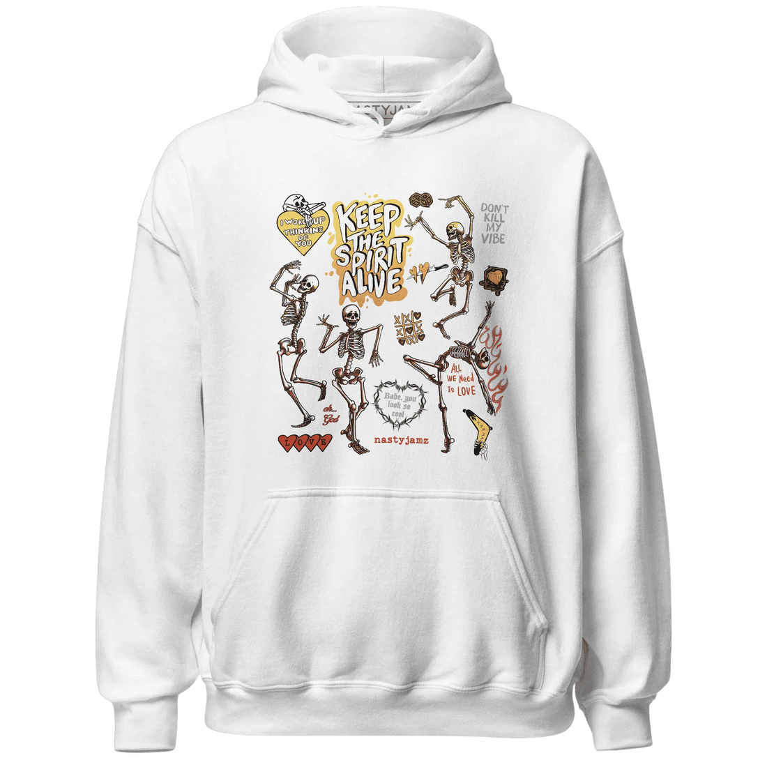 VaporMax-Crimson-Total-Orange-Plus-NastyJamz-Hoodie-Match-Keep-The-Spirit-Alive