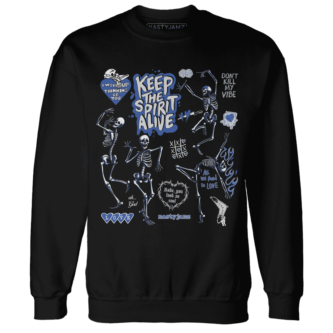 VaporMax-Game-Royal-Blue-NastyJamz-Sweatshirt-Match-Keep-The-Spirit-Alive