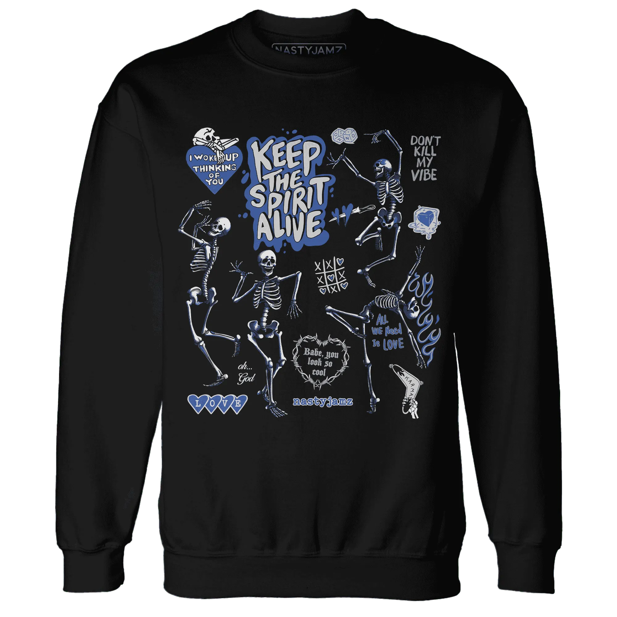 VaporMax-Game-Royal-Blue-NastyJamz-Sweatshirt-Match-Keep-The-Spirit-Alive