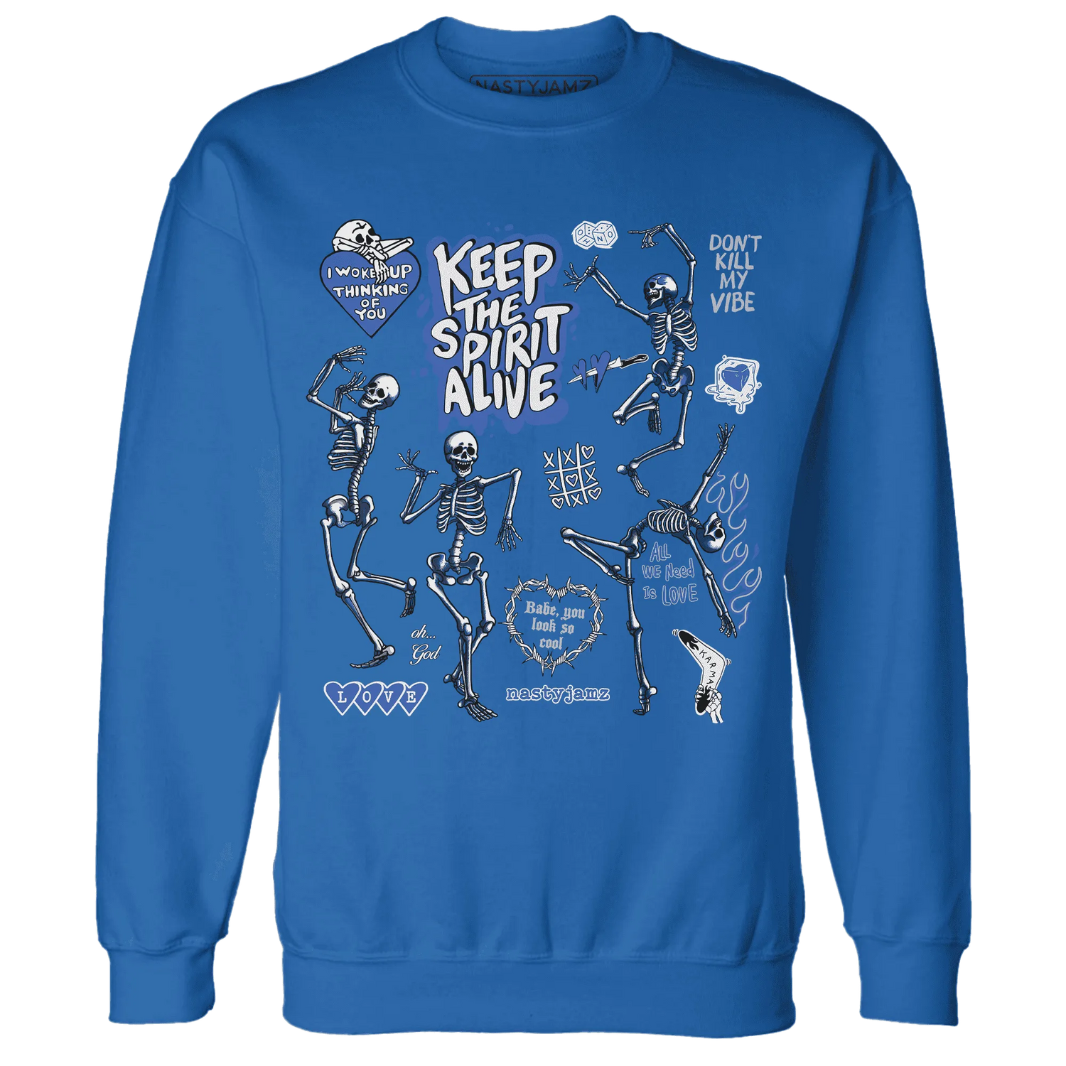 VaporMax-Game-Royal-Blue-NastyJamz-Sweatshirt-Match-Keep-The-Spirit-Alive