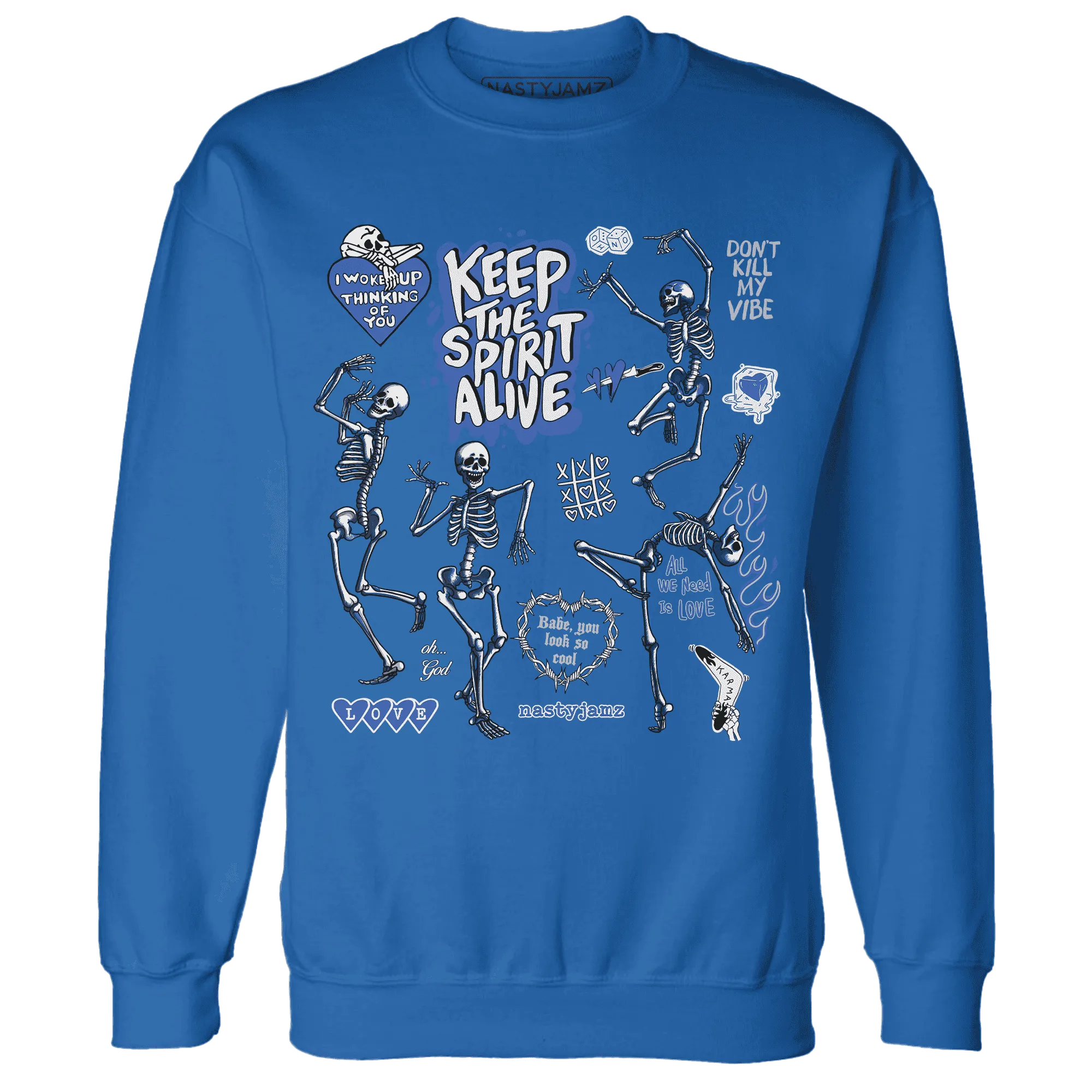 VaporMax-Game-Royal-Blue-NastyJamz-Sweatshirt-Match-Keep-The-Spirit-Alive