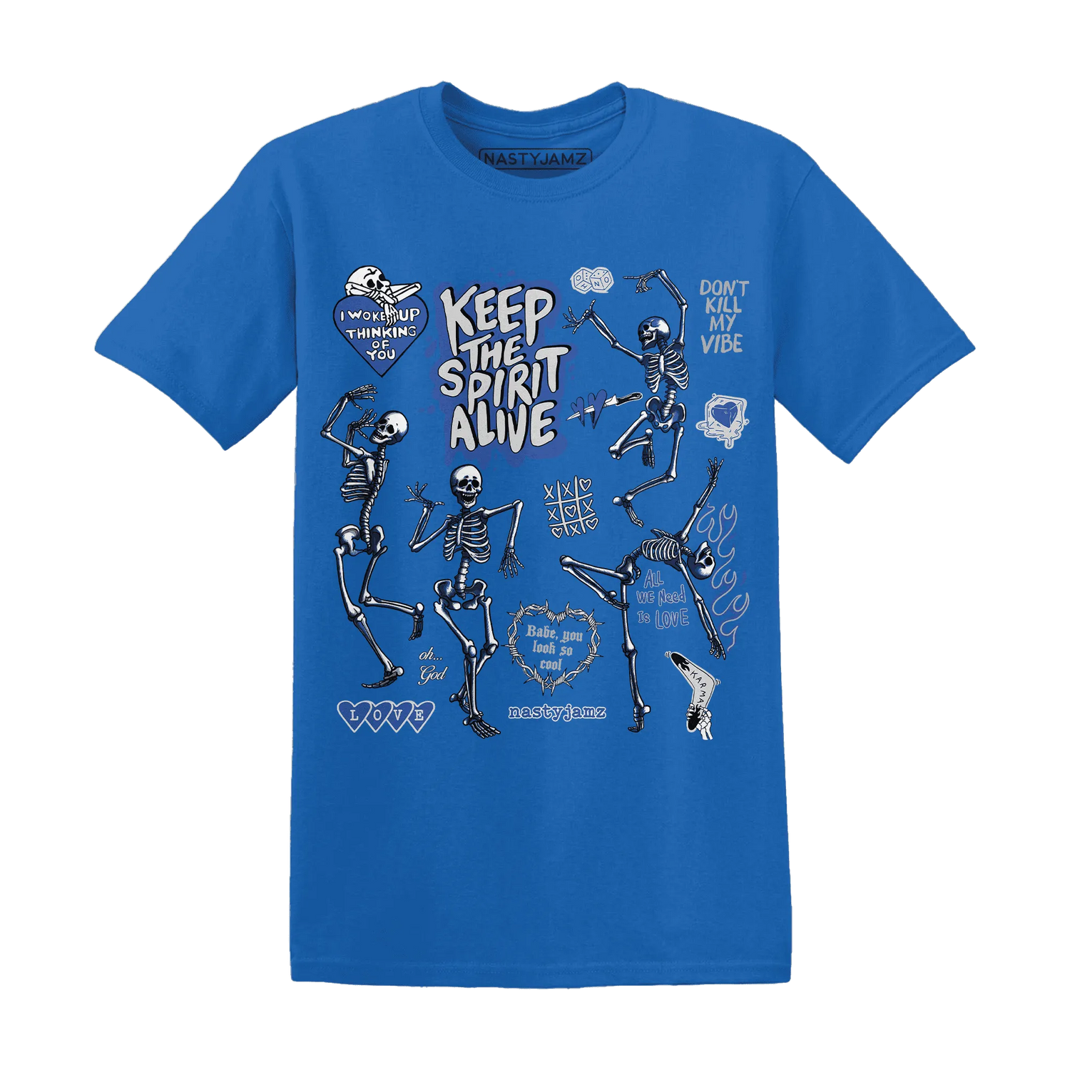 VaporMax-Game-Royal-Blue-NastyJamz-T-Shirt-Match-Keep-The-Spirit-Alive