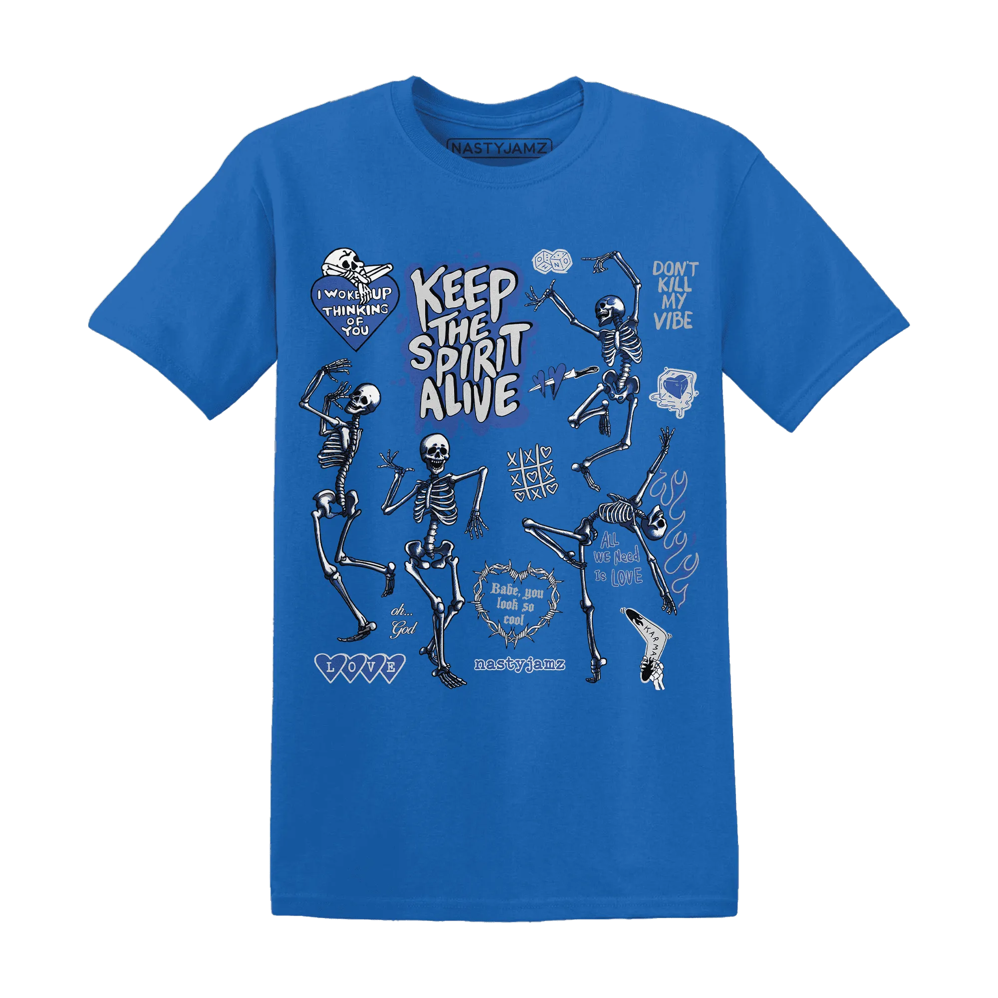 VaporMax-Game-Royal-Blue-NastyJamz-T-Shirt-Match-Keep-The-Spirit-Alive