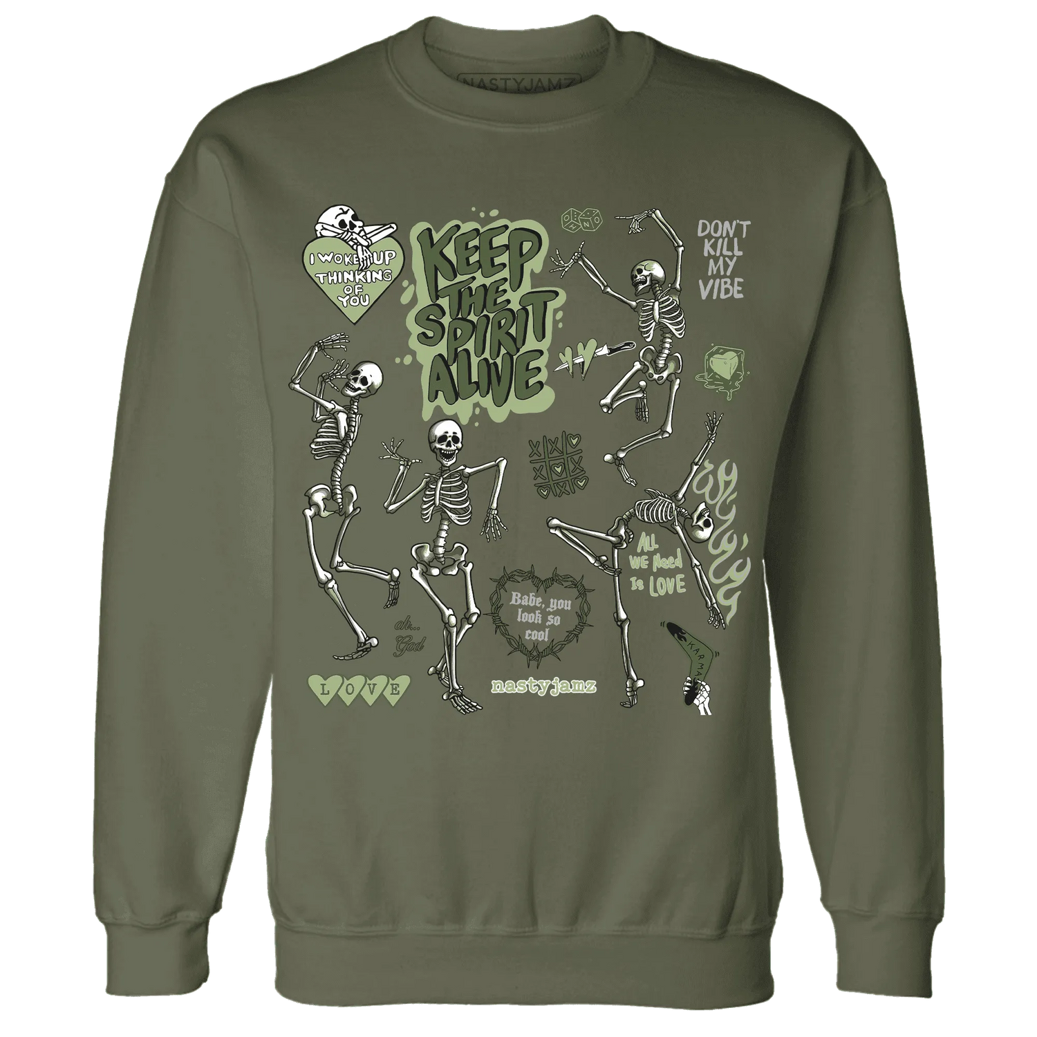 VaporMax-Plus-Alligator-NastyJamz-Sweatshirt-Match-Keep-The-Spirit-Alive