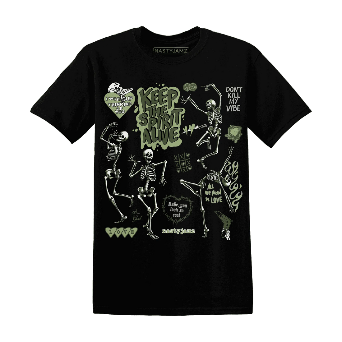 VaporMax-Plus-Alligator-NastyJamz-T-Shirt-Match-Keep-The-Spirit-Alive