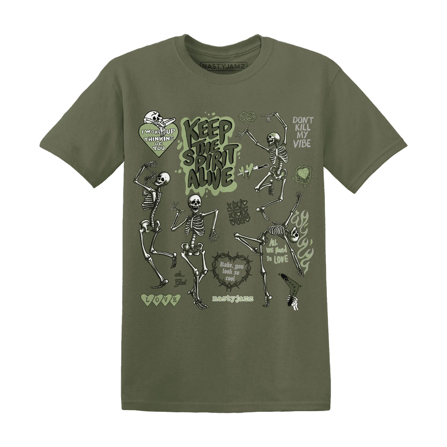 VaporMax-Plus-Alligator-T-Shirt-Match-Keep-The-Spirit-Alive