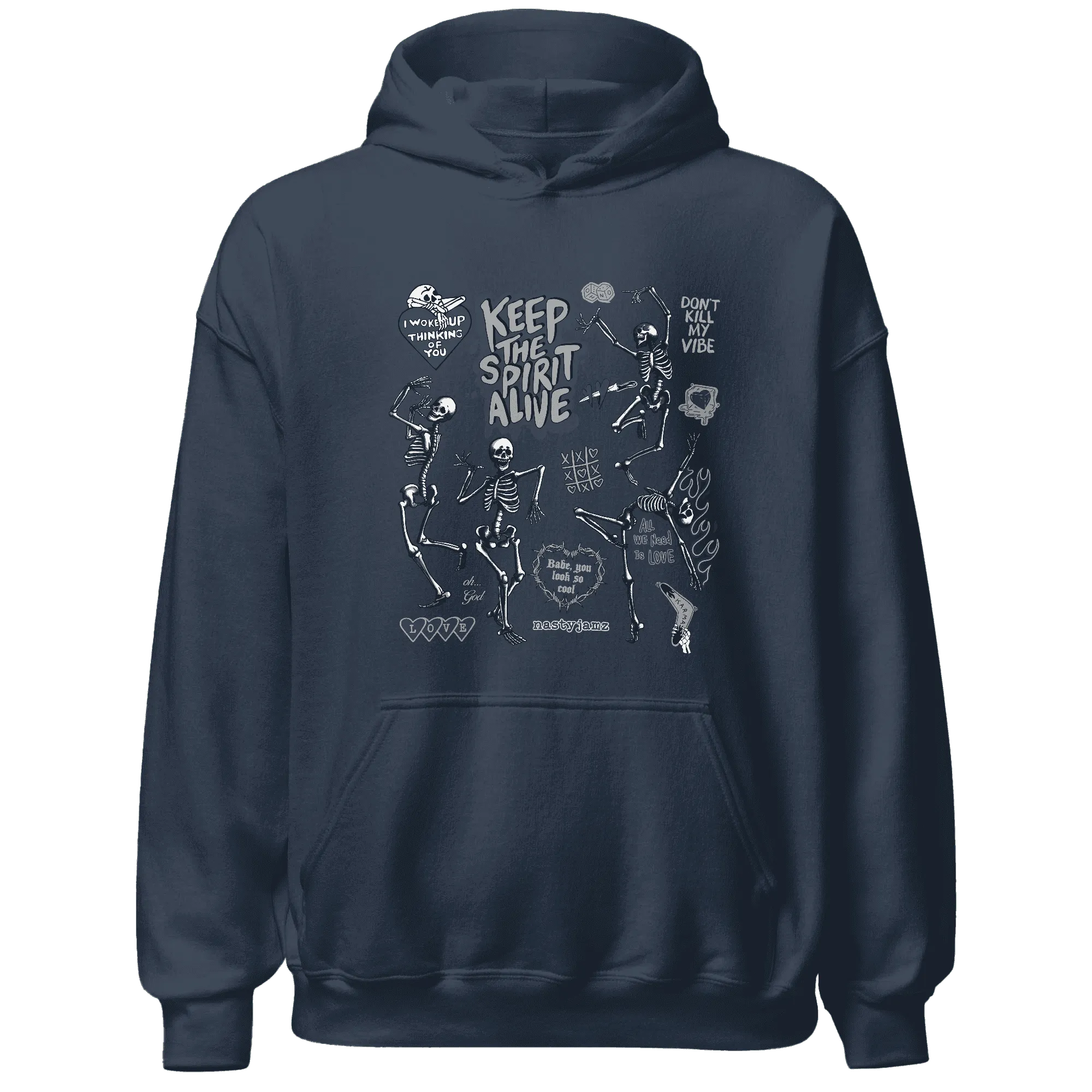 VaporMax-Plus-Midnight-Navy-White-Metallic-Silver-Hoodie-Match-Keep-The-Spirit-Alive