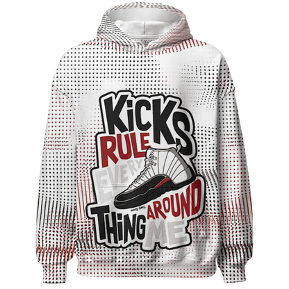 Retro-Red-Taxi-12s-Hoodie-Match-Kicks-Rule