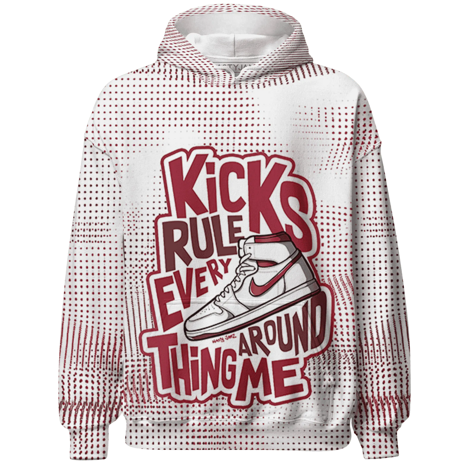 High-85-Metallic-Burgundy-1s-Hoodie-Match-Kicks-Rule