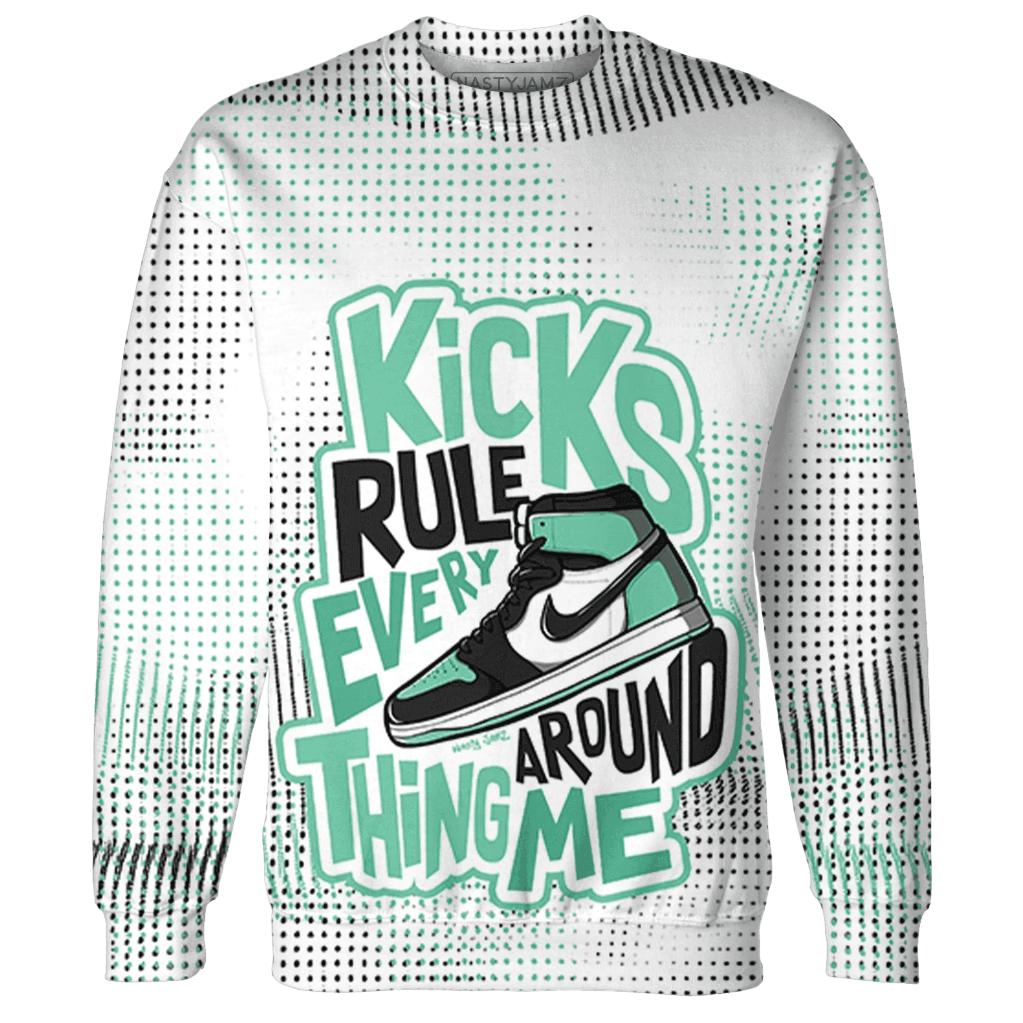 High-OG-Green-Glow-1s-Sweatshirt-Match-Kicks-Rule