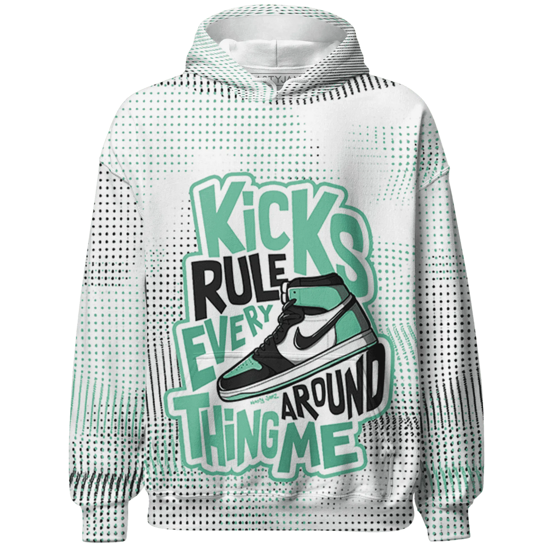 High-OG-Green-Glow-1s-Hoodie-Match-Kicks-Rule