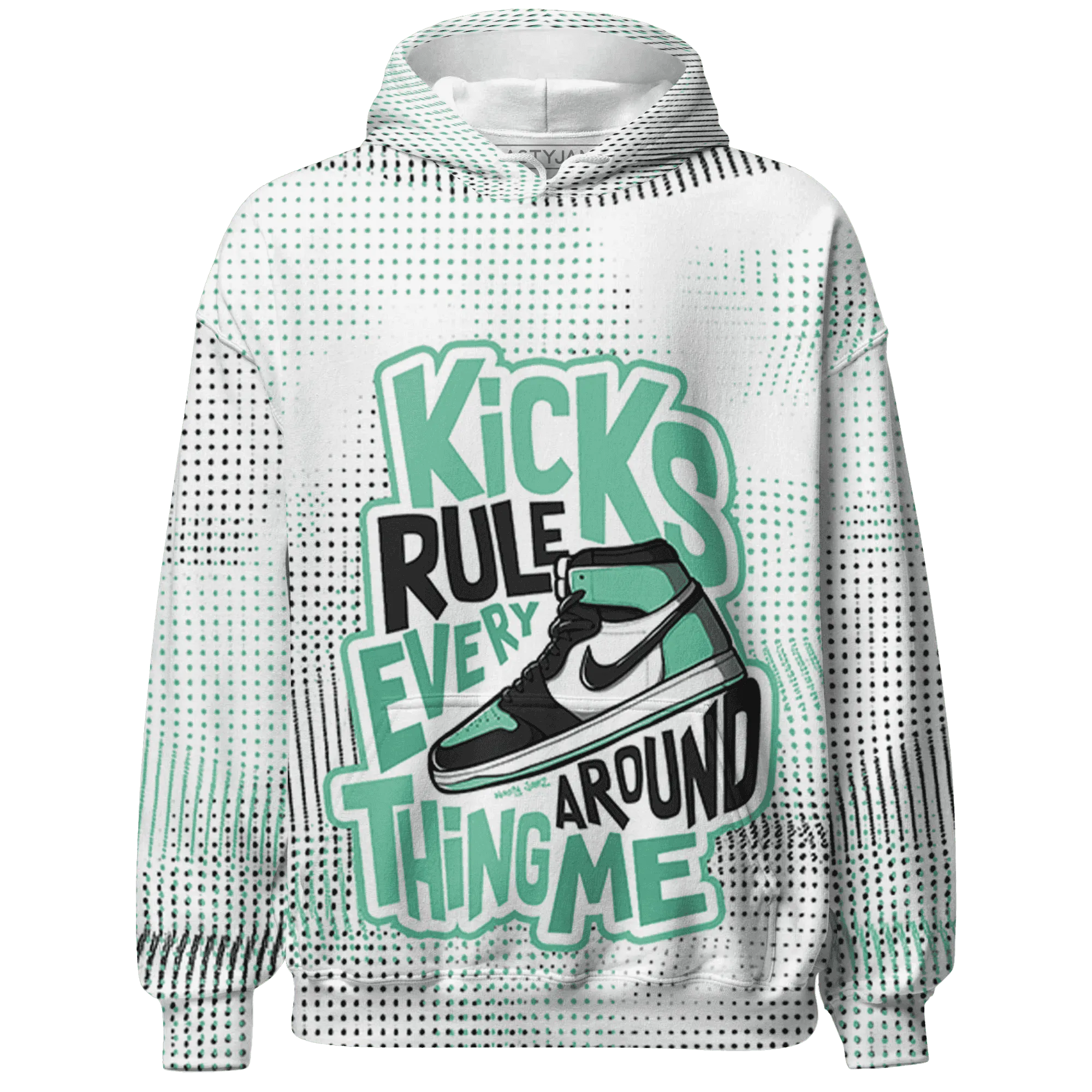 High-OG-Green-Glow-1s-Hoodie-Match-Kicks-Rule