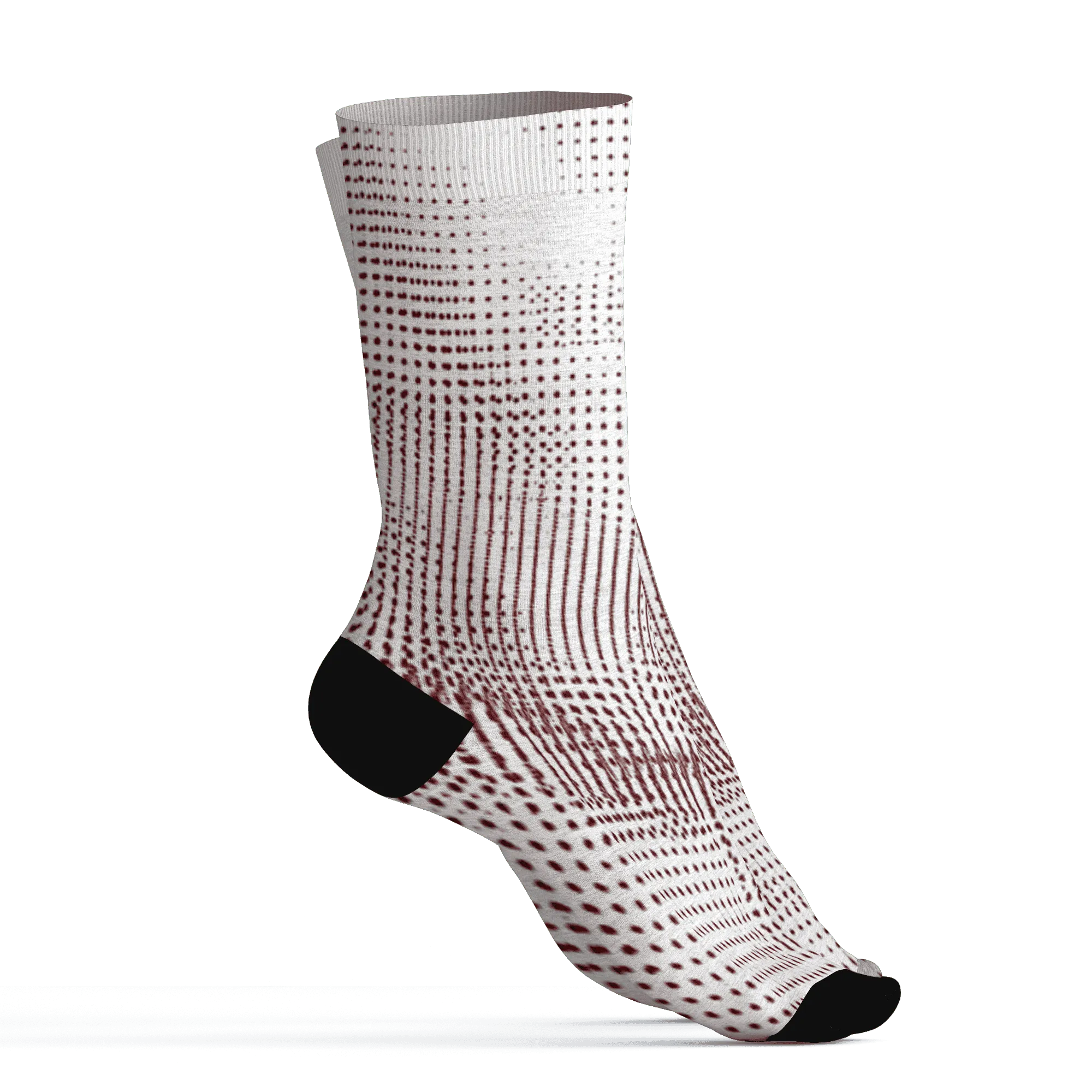 High-White-Team-Red-1s-Socks-Match-Kicks-Rule