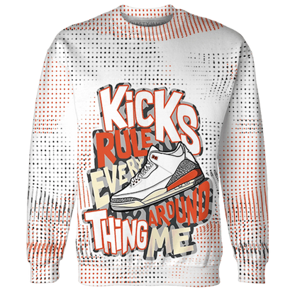 Georgia-Peach-3s-Sweatshirt-Match-Kicks-Rule