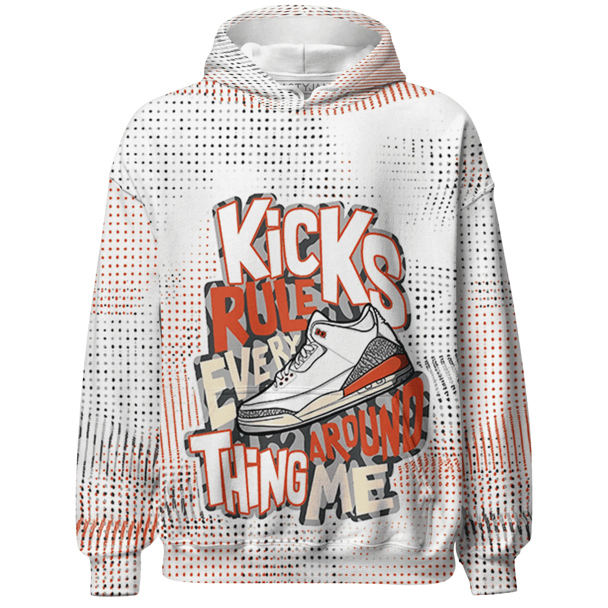 Georgia-Peach-3s-Hoodie-Match-Kicks-Rule