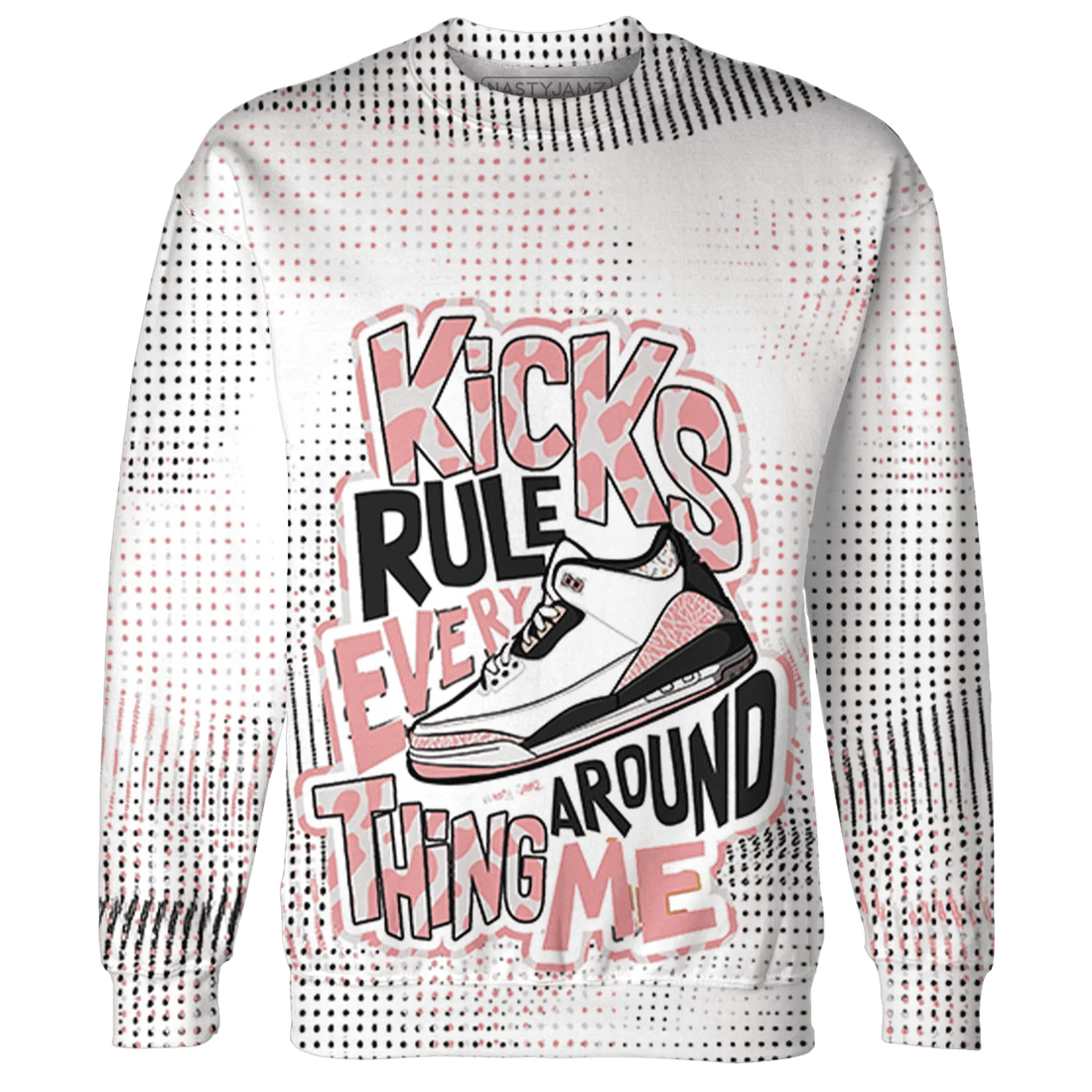 Red-Stardust-3s-Sweatshirt-Match-Kicks-Rule