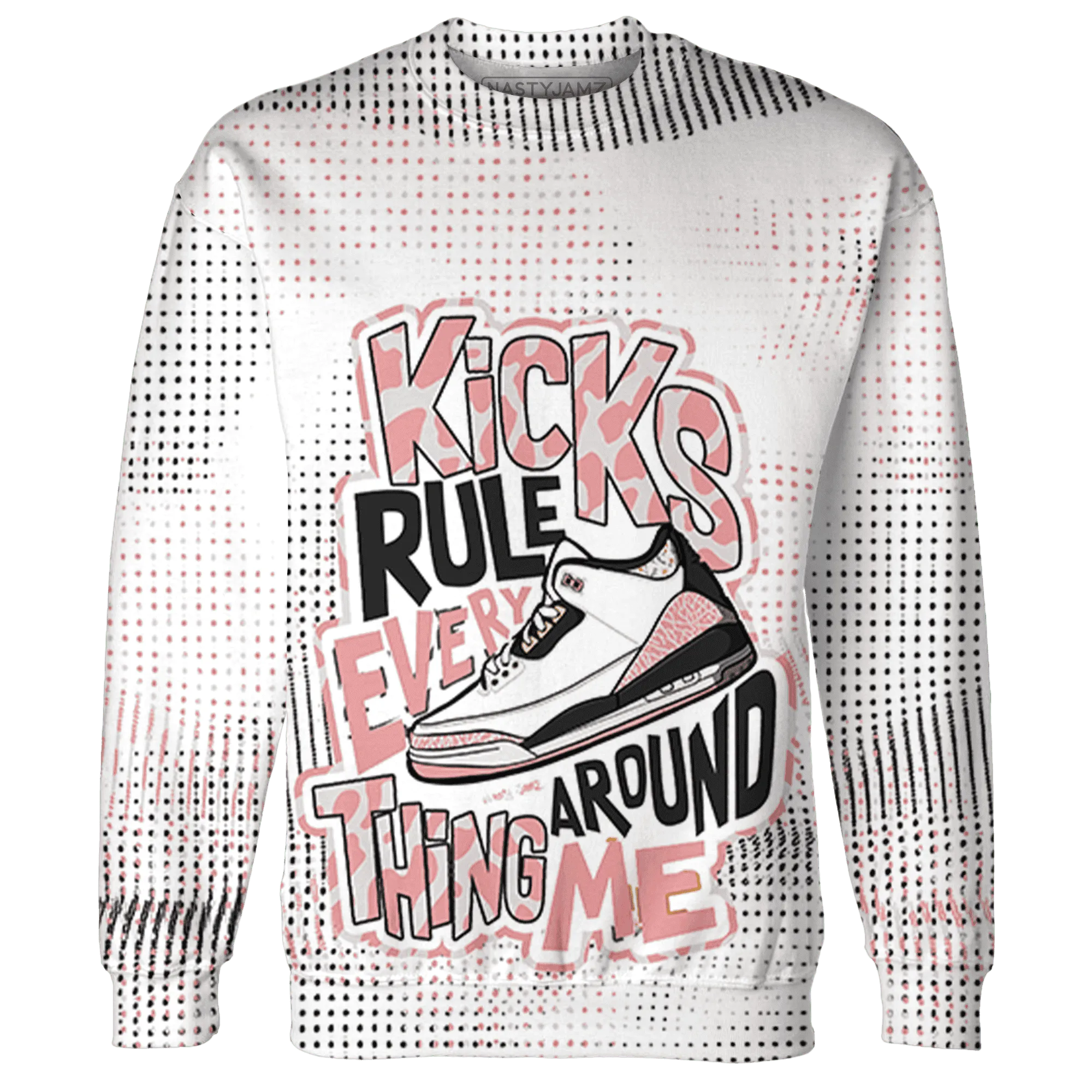 Red-Stardust-3s-Sweatshirt-Match-Kicks-Rule