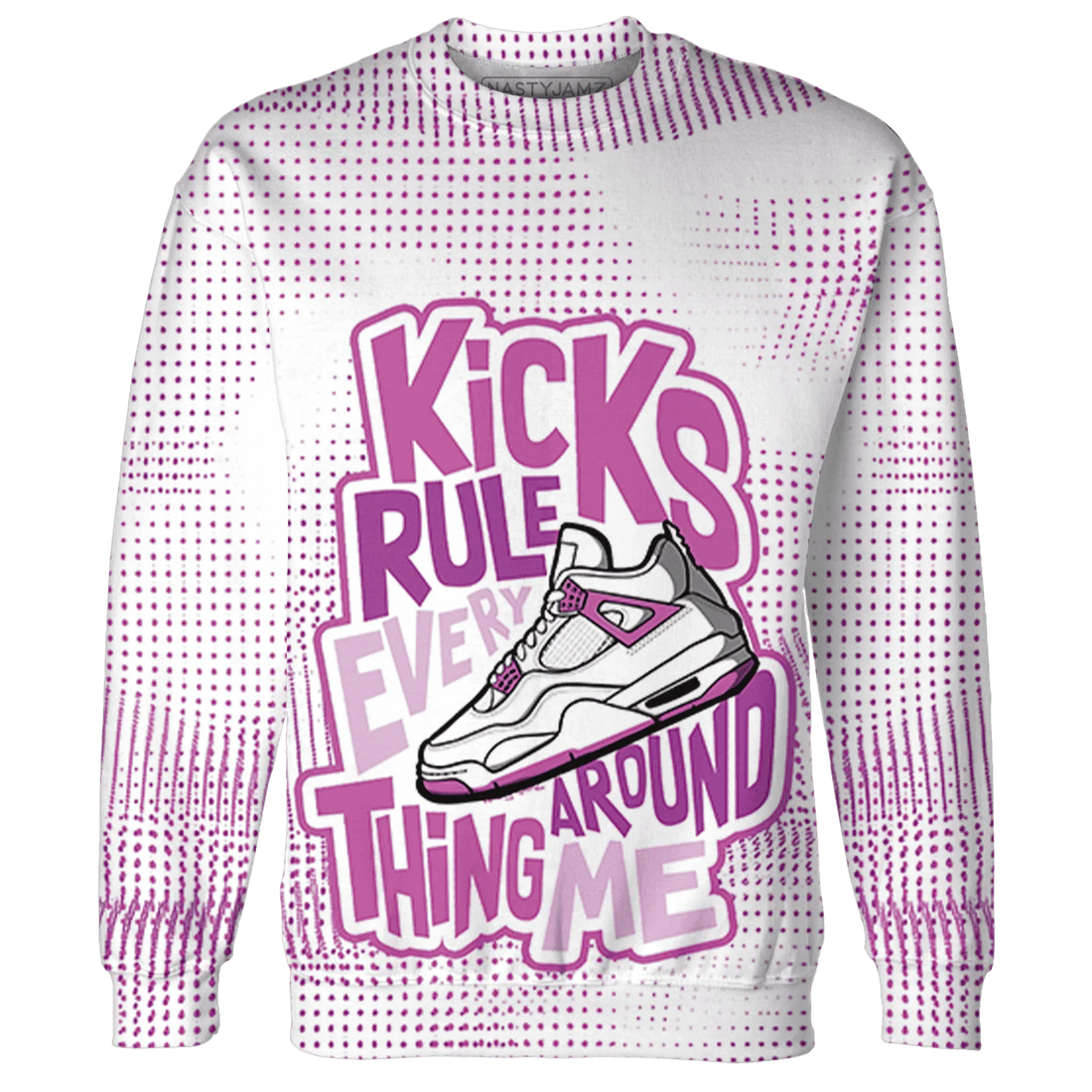 GS-Hyper-Violet-4s-Sweatshirt-Match-Kicks-Rule