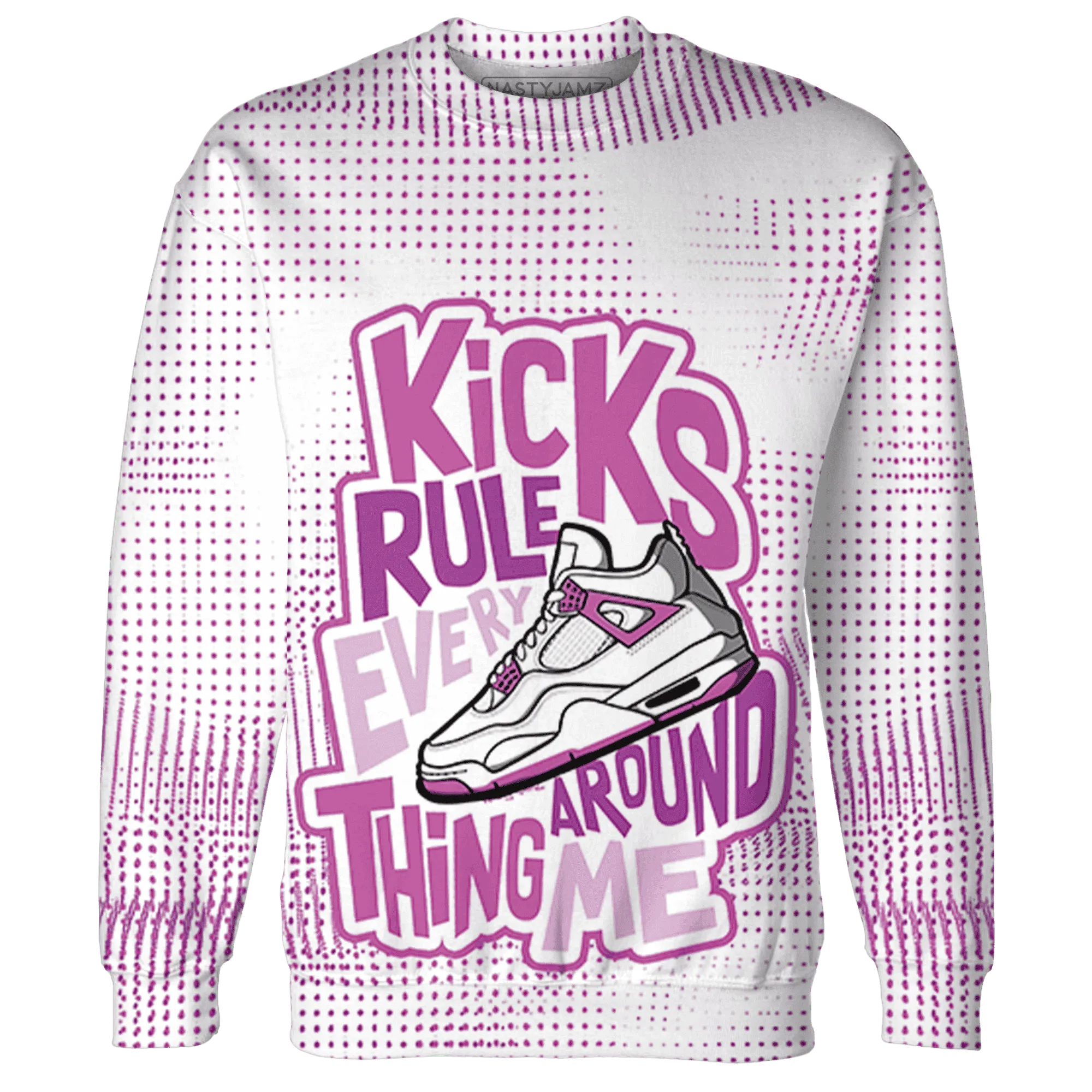 GS-Hyper-Violet-4s-Sweatshirt-Match-Kicks-Rule