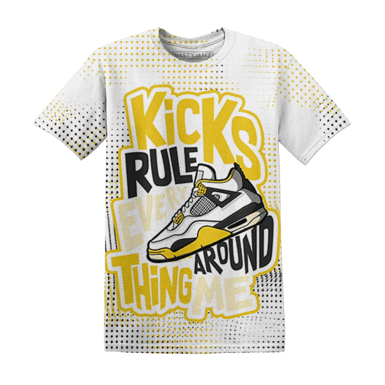 Vivid-Sulfur-4s-T-Shirt-Match-Kicks-Rule