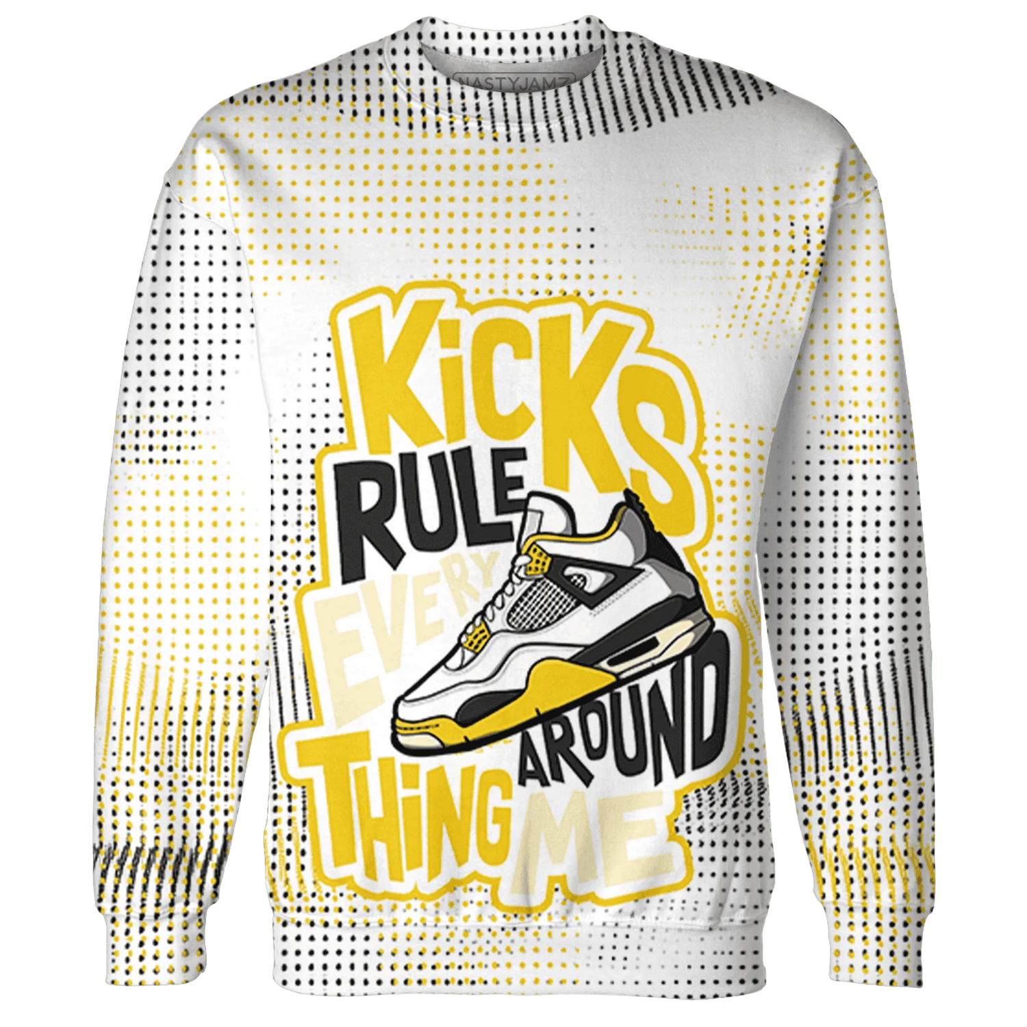 Vivid-Sulfur-4s-Sweatshirt-Match-Kicks-Rule