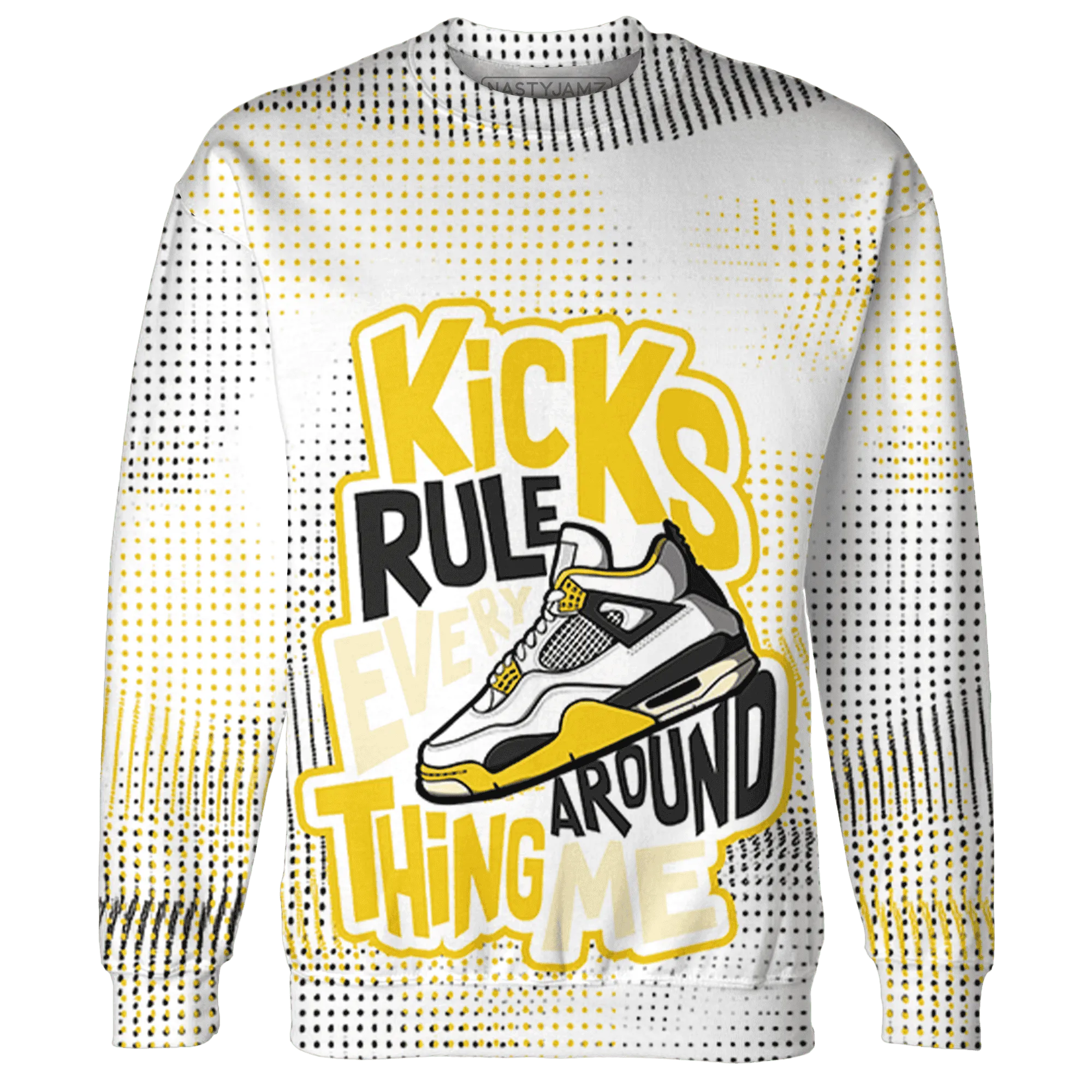 Vivid-Sulfur-4s-Sweatshirt-Match-Kicks-Rule