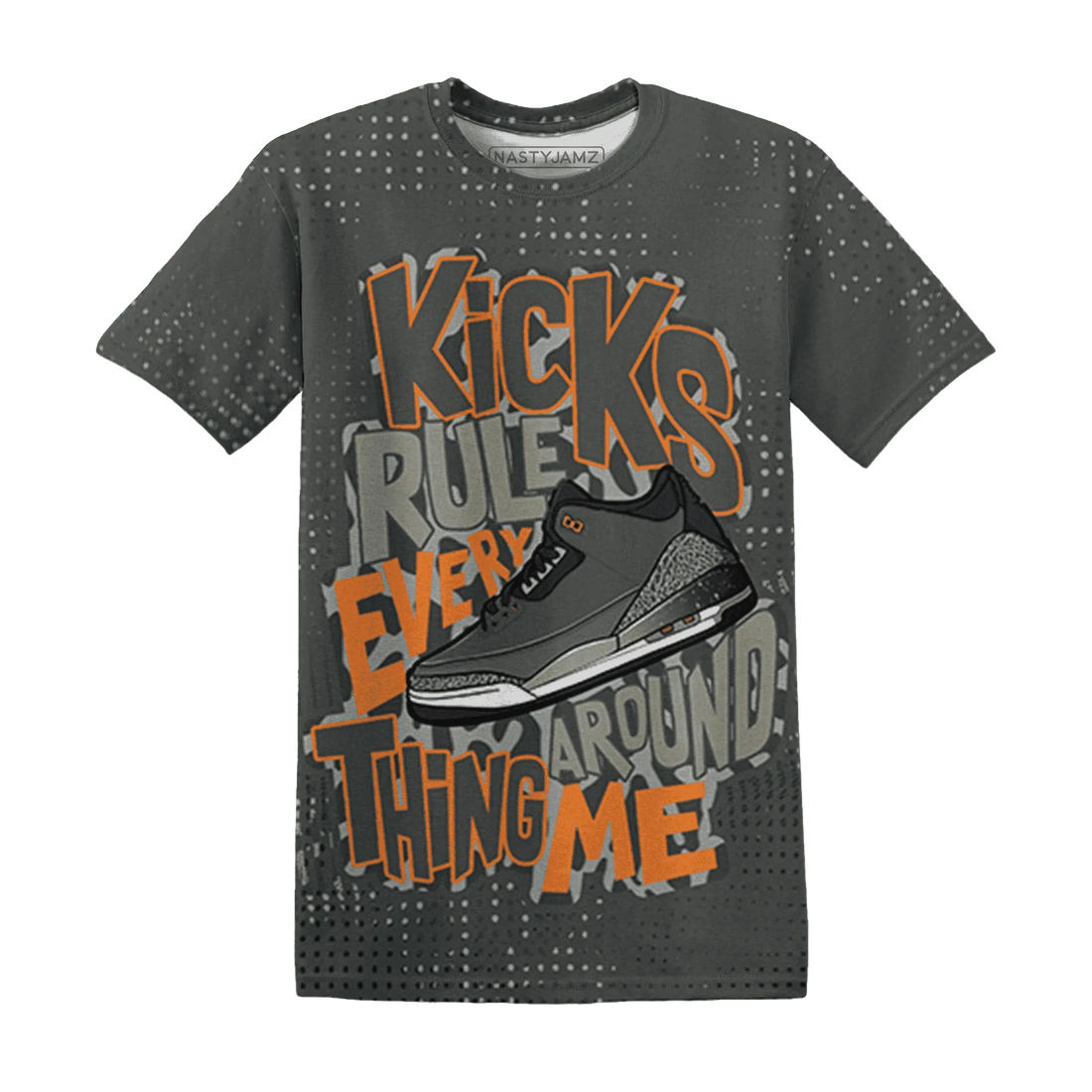 Fear-Pack-3s-T-Shirt-Match-Kicks-Rule