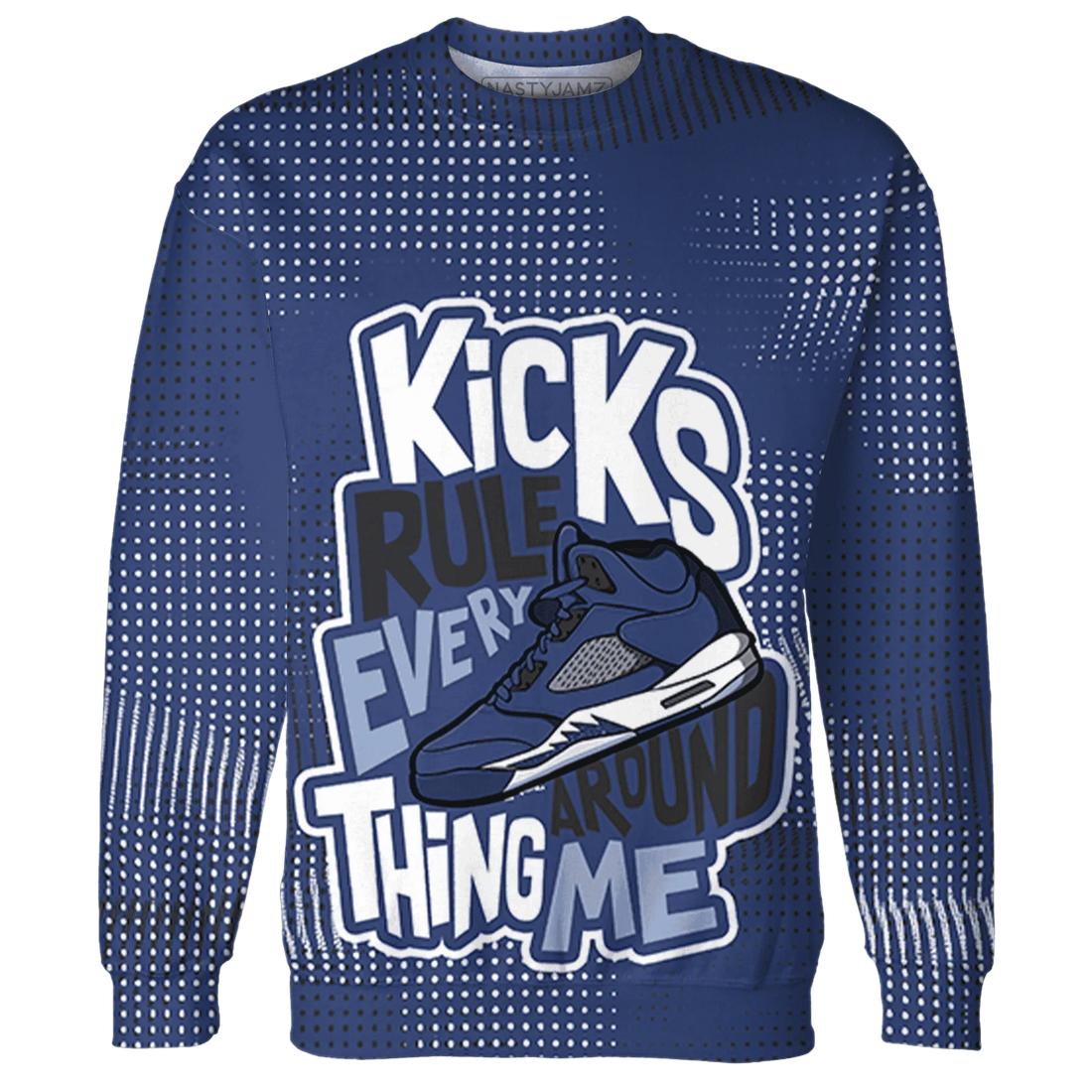 Midnight-Navy-5s-Sweatshirt-Match-Kicks-Rule