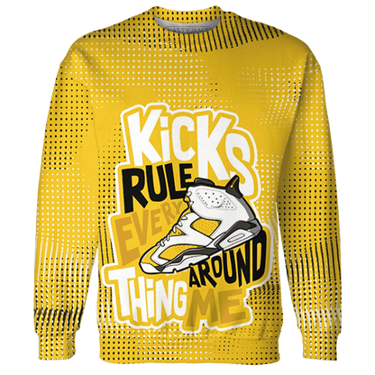 Yellow-Ochre-6s-Sweatshirt-Match-Kicks-Rule