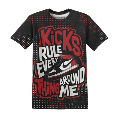 Black-Toe-Reimagined-Red-White-1s-NastyJamz-T-Shirt-Match-Kicks-Rule-3D