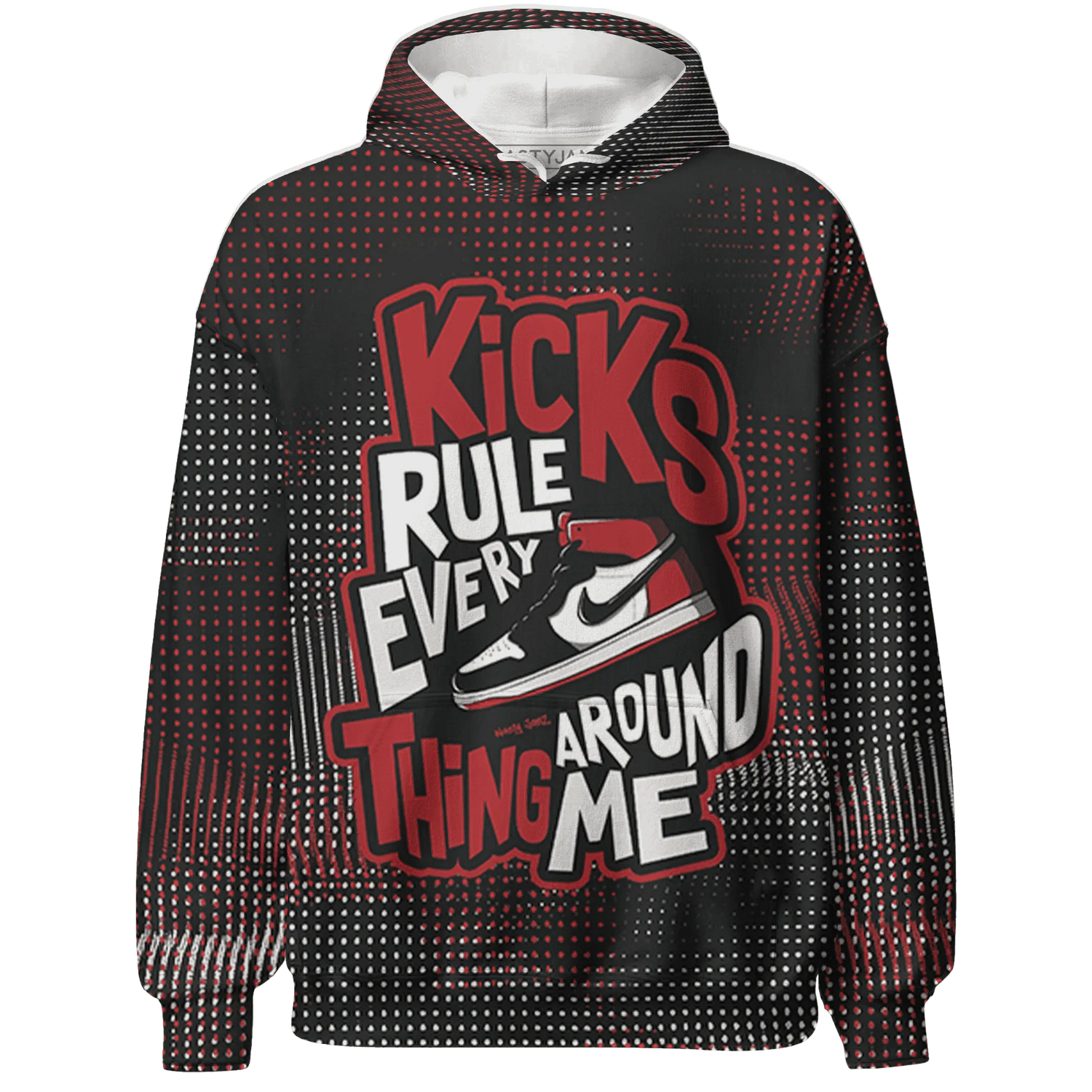 Black-Toe-Reimagined-Red-White-1s-NastyJamz-Hoodie-Match-Kicks-Rule-3D